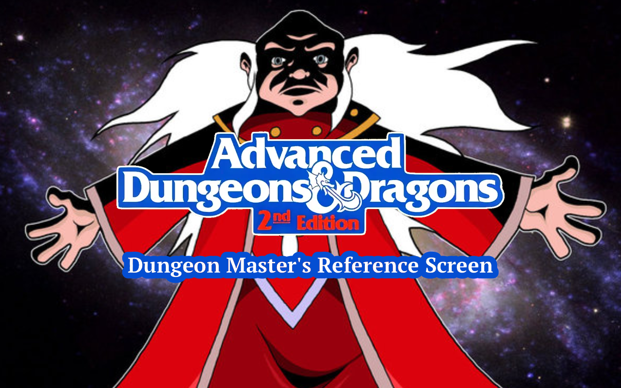 AD&D 2nd Edition Dungeon Master Screen